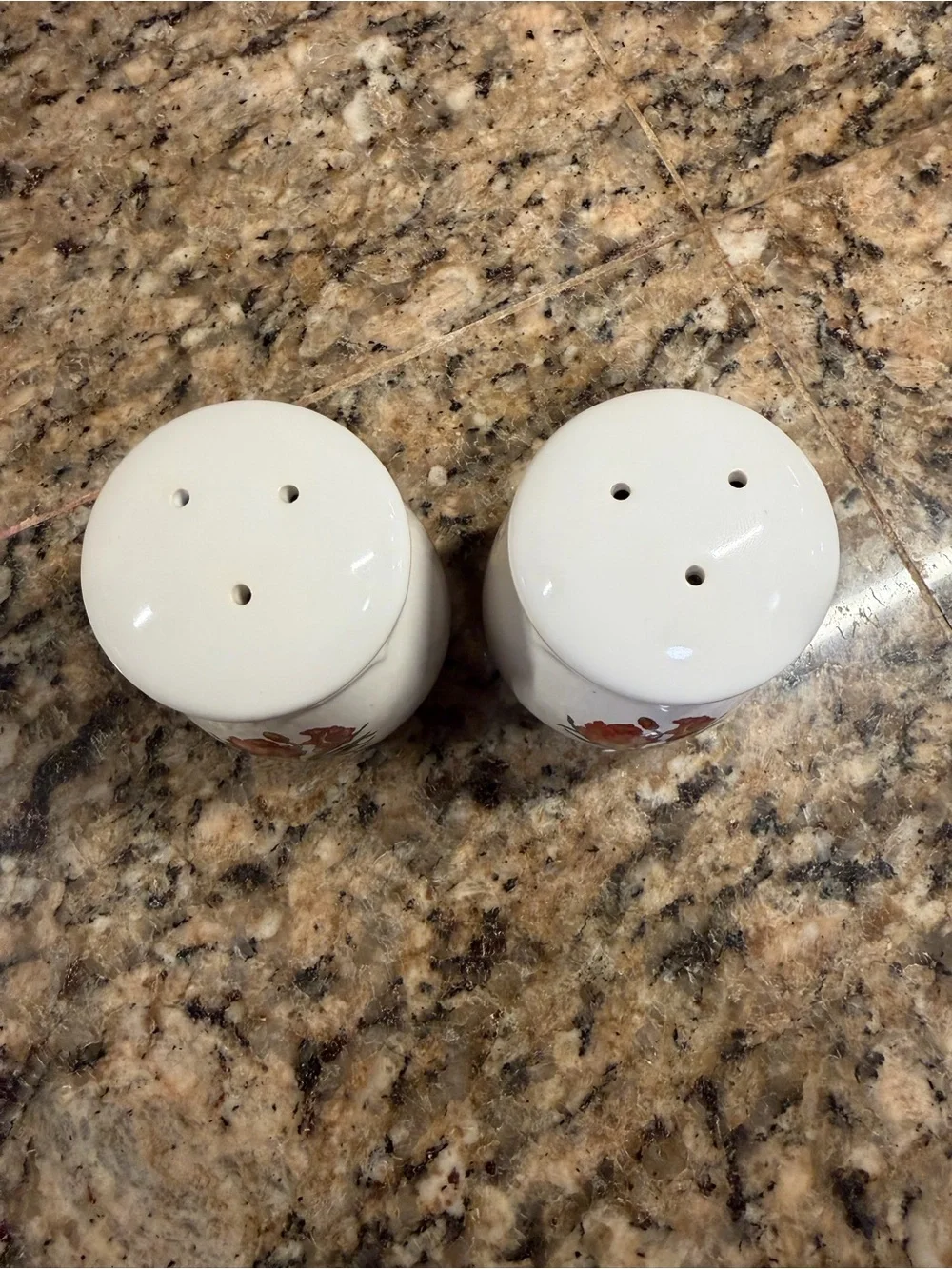 Vintage Wang’s International Floral Salt and Pepper Shakers